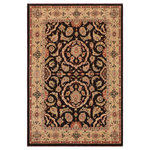 Bareens Designer Rugs - Bohemien Ziegler Dorathy Brown Tan Hand-Knotted Wool Rug - 8'11'' x 11'10'' - Enhance the ambiance of your home with this magnificent Persian-influenced Turkish hand-knotted rug made by skilled artisans capable of creating the most exceptional vegetable dyes and hand-spun wool. This exquisite handmade rug is a one-of-a-kind Peshawar Kafkaz, otherwise identified as Chobi, Chobi Peshawar, Oushak, or Ziegler rug. These handmade rugs are crafted in Pakistan utilizing superior-quality wool imported from Australia, New Zealand, and Korea in two types of weaves: the Persian weave and the Mori weave. This rug is meticulously crafted by hand using the finest natural vegetable dyes extracted from local plants. The artisans use a blend of hand-spun local and fine merino wool, resulting in a rug with a compelling texture, higher lanolin content, and longer staple. The artisans occasionally incorporate natural or artificial silk into the pile to enhance specific motifs. The finished product is an awe-inspiring execution of flawless design and an understated palette that exudes elegance.