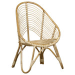 Elk Home - Rendra Chair - The Rendra Chair is a must-have piece for adding a vintage-inspired look to a living room, bedroom or indoor seating area. Its pleasing curved design adds a stylish silhouette while maintaining comfort. Handcrafted from high quality natural rattan canes and binding, this organically influenced design brings a warm and relaxed note to a home and creates inviting, informal seating for unwinding.
