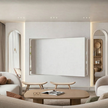 Calm Open-Concept Living Interior