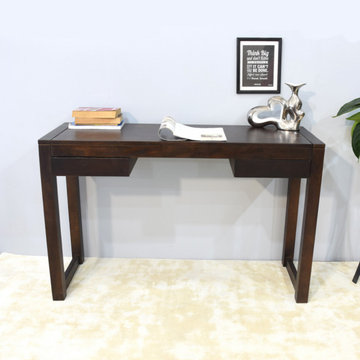 Handmade 100% Mango Wood Knock Down Rectangular Shaped Indoor Study Table