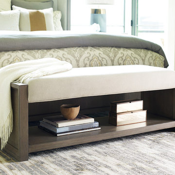 RACHAEL RAY HOME - HIGHLINE UPHOLSTERED BENCH