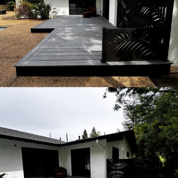 Deck with Integrated Lighting | Saratoga, CA