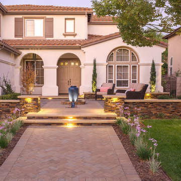 Inland Orange County Double Water Feature Remodel