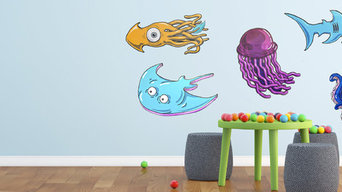 Sea Creature Animal Wall Design