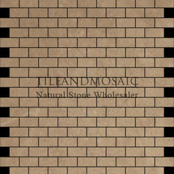 Crema Marfil Marble Mini Brick Mosaic Tile Polished - Products