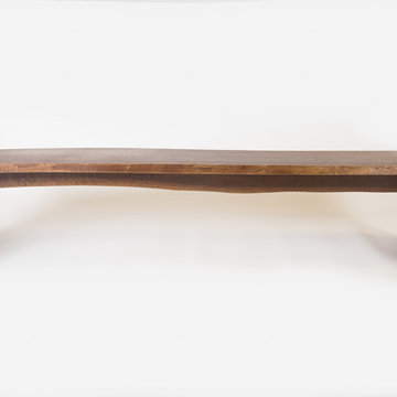 Dovetailed Walnut bench