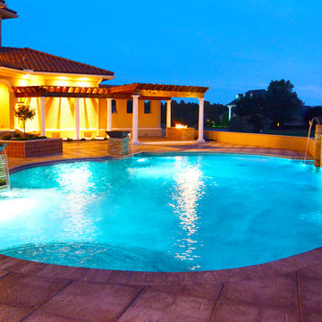 Memphis Pools Tahoe Blue Pebble Tec