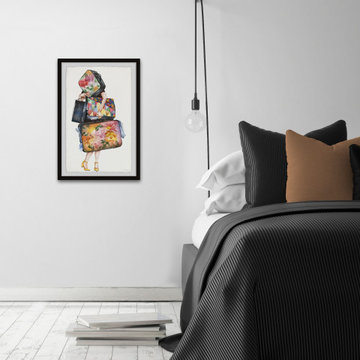 "Excess Baggage" Framed Painting Print