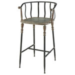 Elk Home - Yonkers Bar Stool - Have a seat. At Elk Home, our selection of chairs includes a variety of materials and finishes, including upholstery, wood, metal, stone and more. With silhouettes ranging from traditional to modern, classic to innovative, our chairs combine function and form to elevate every room in the house and provide the perfect finishing touch.
