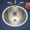 Houzer CRO-1620-1 Opus Conical Stainless Steel Lavatory Sink With Overflow