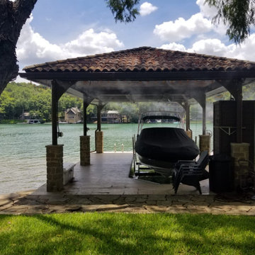 Spider Control Misting Systems for Boat Docks
