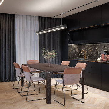 Kitchen in Scandinavia Residential Complex