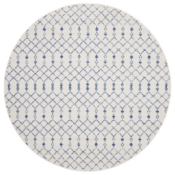 Nourison Whimsicle 8' x Round Ivory Bohemian Indoor Area Rug