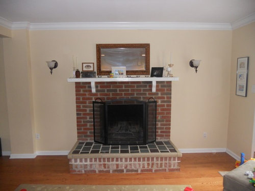 I Want To Add A New Mantle And Built In, How To Build Wall Shelves Around Fireplace