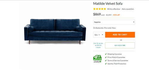 HELP!!! Which Blue Sofa Should I Buy???