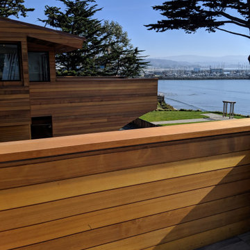 Custom Milled Clear, VG Western Red Cedar Siding