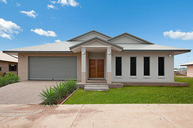 This is an example of a modern home design in Darwin.