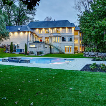 Pool Makeover for a Luxury Mansion