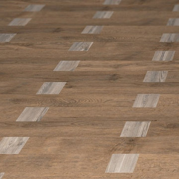 Custom Amtico Flooring Key Weave design