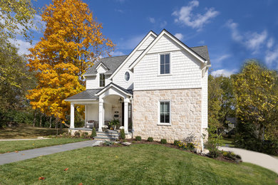 This is an example of a traditional house exterior in Columbus.