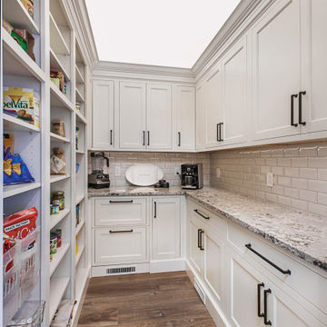 Transitional Dream Kitchen Pantry