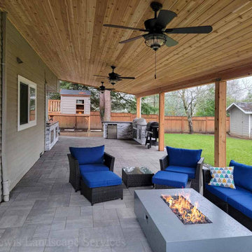 Hofrichter Patio, Covered Structure, Outdoor Kitchen & Fire Table Hillsboro 2022