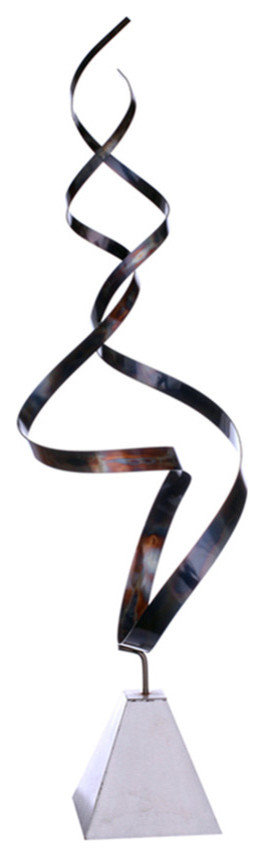 External Flame Metal Sculpture - Original Art