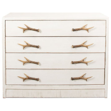 Beach House Antlers Commode