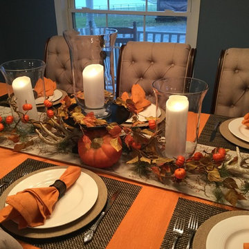 Autumn Dining Room Tablescape