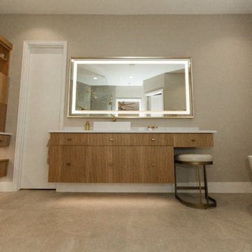 Lux Modern Spa Master bathroom