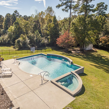 Elevated Pool and Hot Tub Combo Swansboro