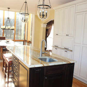 Traditional New England Colonial Remodel - Kitchen