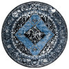 Safavieh Vintage Hamadan Vth217M Traditional Rug, Blue and Gray, 6'7"x9'0"