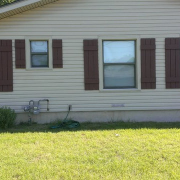 Exterior Staining Doors & Shutters