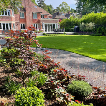 A Large family garden in Hertfordshire