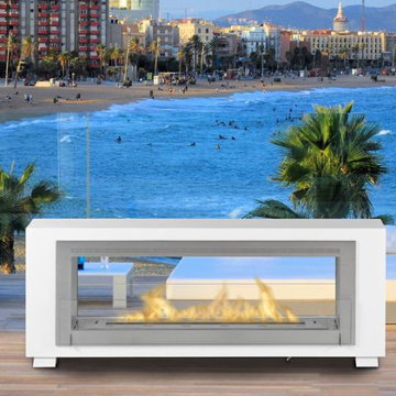 Modern Frame-Like Freestanding Fireplaces