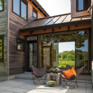 Landhausstil Häuser mit Holzfassade Ideen, Design & Bilder - Juli 2020