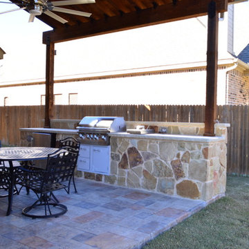 Fort Worth, TX, Outdoor Living Space Combination w/ 3-Season Room