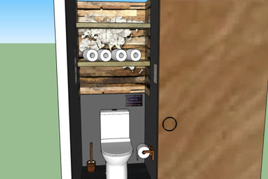 Exemple d'un WC et toilettes.