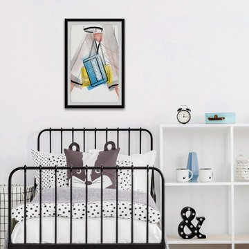 "Handbag and Purses" Framed Painting Print