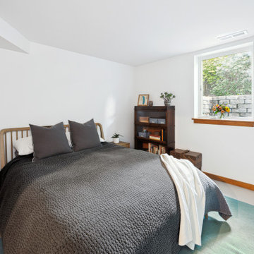 Sellwood-Moreland Basement Remodel - Guest Bedroom View