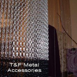 Aluminum link chain curtain - Interior Shutters