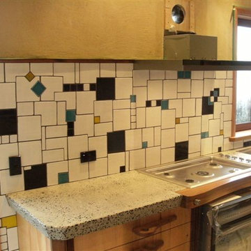 Tiled Kitchen Splashback
