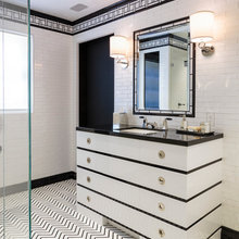 modern glam bath