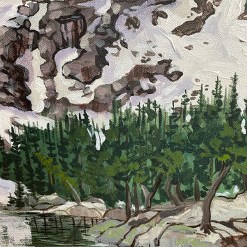 Custom commissioned painting