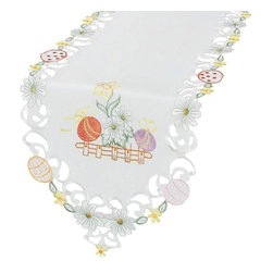 Xia Home Fashions - Country Egg Table Runner - Table Runners