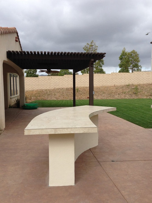 Outdoor Barbecue Island Houzz