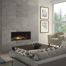Linear fireplace