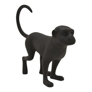 Zuo Fisherman Figurine Black Zuo Modern A11791