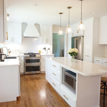 Bright White Kitchen Update